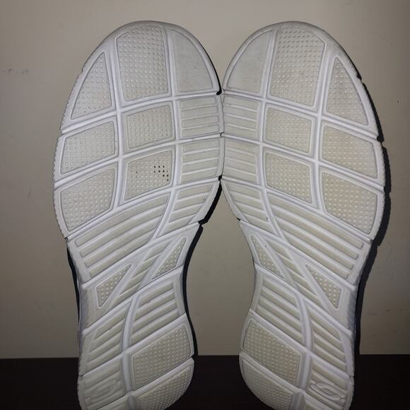 Skechers Mens Slip On Sneakers 12M Mesh Shoes Equalizer Persistent Comfort Navy - Picture 13 of 16